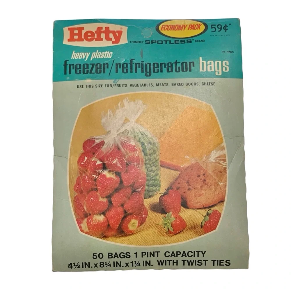 HEFTY & FREEZ PAK Vintage Freezer Bags
